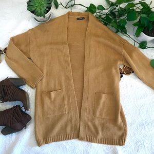 Mustard cozy cardigan-RESERVED